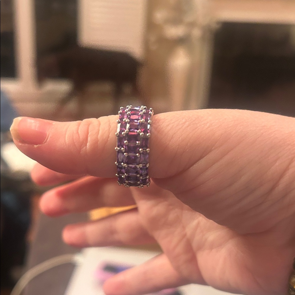 Elegant Purple Gemstone Ring